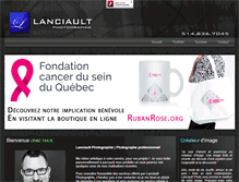 Tablet Screenshot of lanciault.com